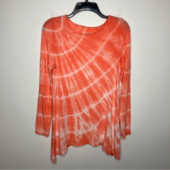 Soft surroundings Icon Effie tunic top shark bite hem size small - Picture 1 of 8